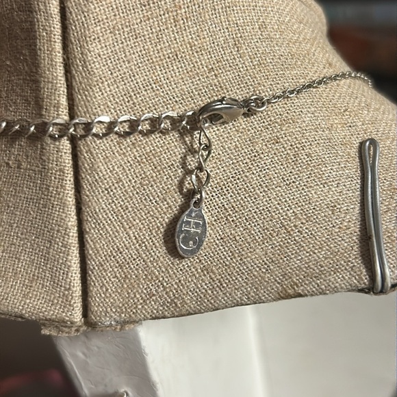 Silver, Green Blue Necklace - Picture 4 of 4